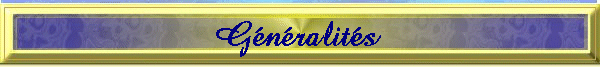  Généralités  